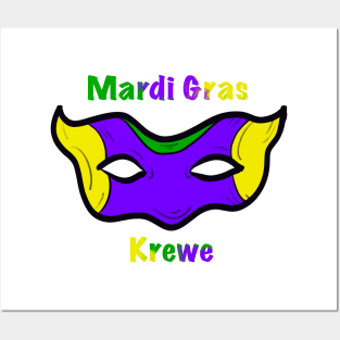 Mardi Gras Krewe Posters and Art